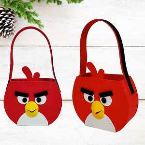 152K views · 8.9K reactions | DIY Angry Birds Flower Basket Ideas | My Arts & Crafts | Facebook