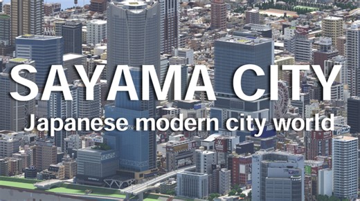 Sayama City | Minecraft Japanese Modern City World | Support for Java / Bedrock Minecraft Map