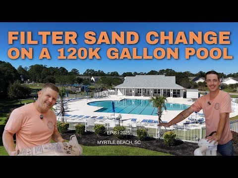 Changing the Sand & Laterals on a 120,000-Gallon Commercial Pool