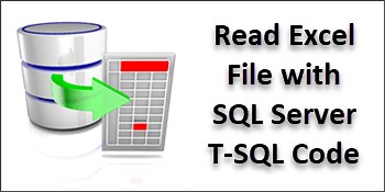Read Excel File in SQL Server with OPENROWSET or OPENDATASOURCE