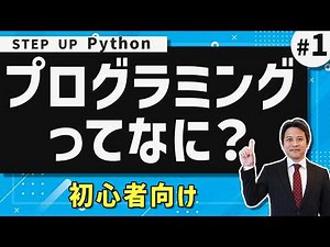 Pythonの基礎を解説！「プログラミングってなに？」