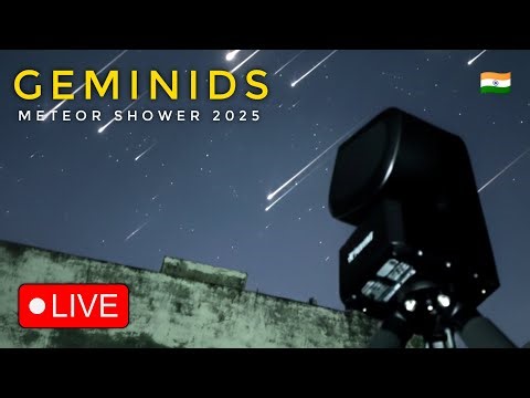 🔴 LIVE: Geminid Meteor Shower 2025 | Watch Meteors in Real Time