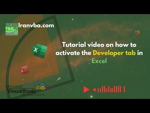 How to Enable the Developer Tab in Excel