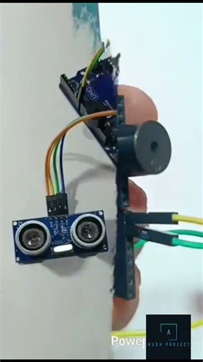 Ultrasonic Sensor with Buzzer Alert | Arduino Security Project