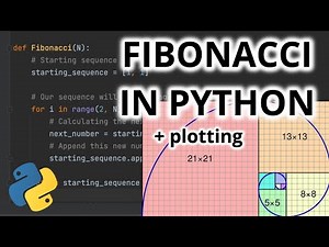 Fibonacci Sequence in Python WITH PLOTS! Beginner Tutorial