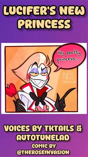 Lucifer's New Princess | #hazbinhotel #hazbinhotelseason2 #comicdub #lucifermorningstar #alastor