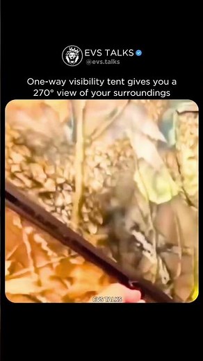 This One-Way Tent Gives You a 270° View of Surroundings ⛺🤯