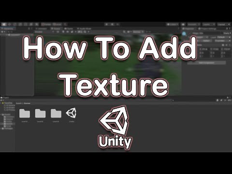 How To Add Textures Using Unity 2022
