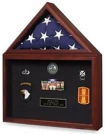 Amazon.com - Military Medal Mounting , Military Flag and Medal Display Case - Shadow Box, Great Case for a 3x5 Ft Military or American Flag, - Display Stands