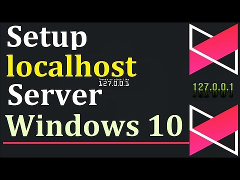How to Setup localhost Server in Windows 10 Create Local Host Server IIS Server Windows 10
