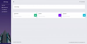 Employee Information System in Python Django Free Source Code