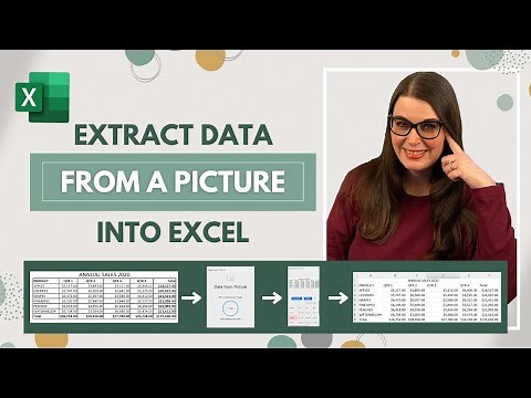CONVERT Picture to Excel (on PC, iPhone or iPad) with this New Microsoft Excel Tool - QUICK TUTORIAL