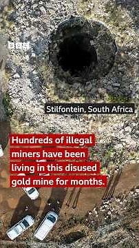 Zama zamas: The dangerous life inside an illegal gold mine - BBC Africa