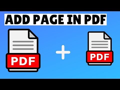 How to Add Page in PDF File