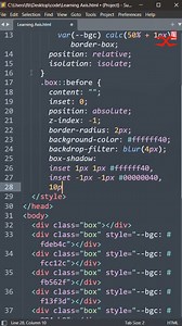 2.2K views · 87 reactions | Glassy Effect #html #css #javascript #website #websitedesign #websitedevelopment #webdevelopment #webdevelopmentservices #webdevelopmentcompany | Learning Axis | Facebook