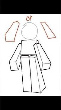 tutorial how to draw the Roblox or blocky style