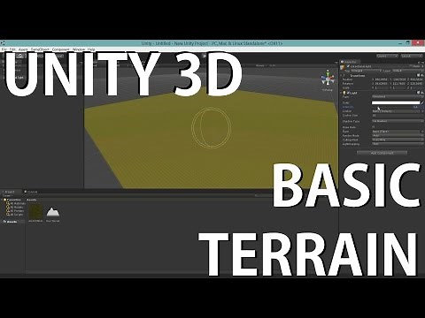 How to create and texture terrain in Unity 3D [Tutorial for beginners]