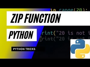 Why Python's Zip() Function is a Game Changer