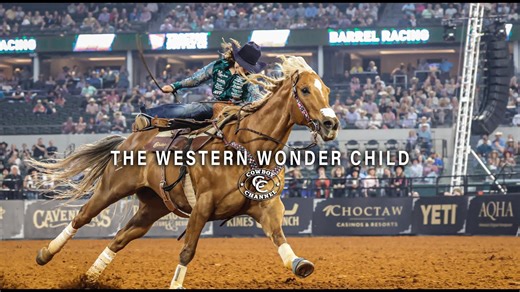11-year-old barrel racer Dusky Lynn Hall competes for $1 million