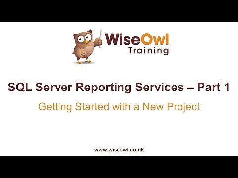 Reporting Services (SSRS) Part 1 - Getting Started with a New Project
