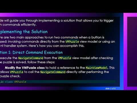 How to Run Two Commands with One Button in a WPF Application