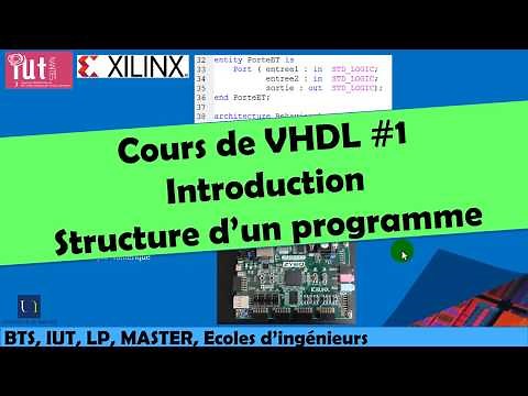 VHDL Course #1. Introduction and Structure of a Program