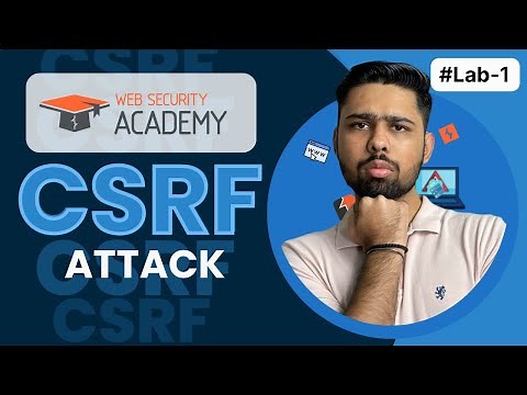 PortSwigger Cross-Site Request Forgery CSRF Lab-1 | CSRF vulnerability with no defenses