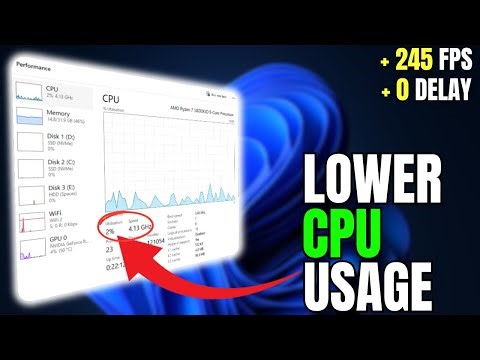 STOP 100% CPU Usage on Windows 10/11 – Fix Lag, Stutters & FPS Drops (2025)