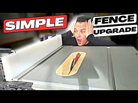 Table Saw Fence Upgrade || DeWalt DWE7491RS Table Saw