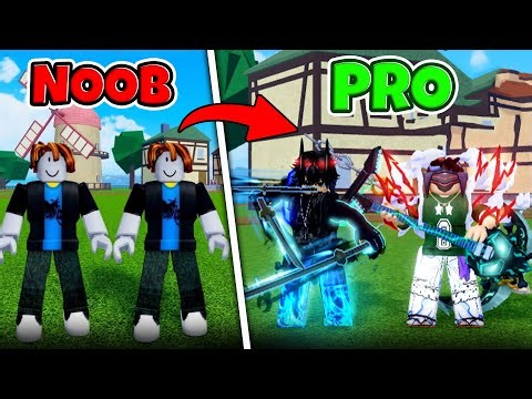 NOOB To PRO Race In Blox Fruits But Everything Went WRONG😂 | ROBLOX