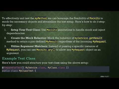 Writing Effective JUnit Tests for Java Classes with Object Creation