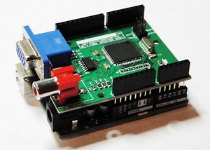 VGADuino, Arduino VGA Graphic Shield (video)