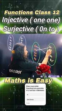 Bijective Functions | Class 12 Maths Chapter 1 Relations and Functions #shorts #ytshorts #maths