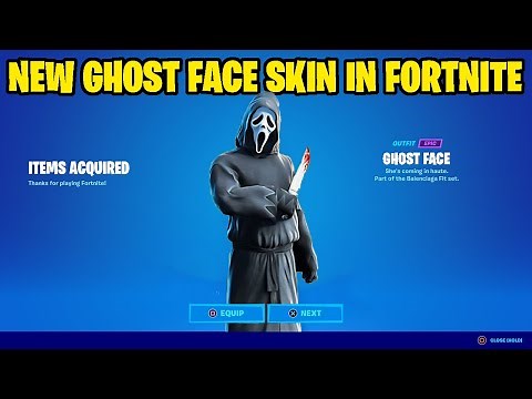 HOW TO GET GHOST FACE SKIN IN FORTNITE! (NEW SCREAM SKIN IN FORTNITE)