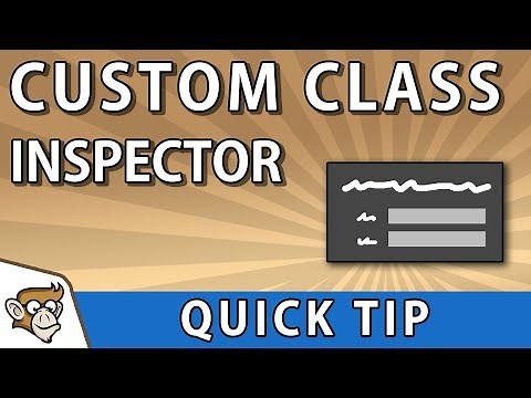 Quick Tip: View your Custom Classes in the Inspector (Unity Tutorial)