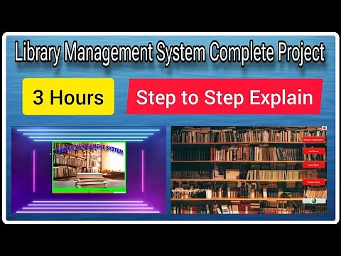 Library Management System Project in Java & MYSQL || Complete Project in one Video with Source Code