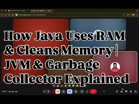 How Java Uses RAM & Cleans Memory | JVM & Garbage Collector Explained