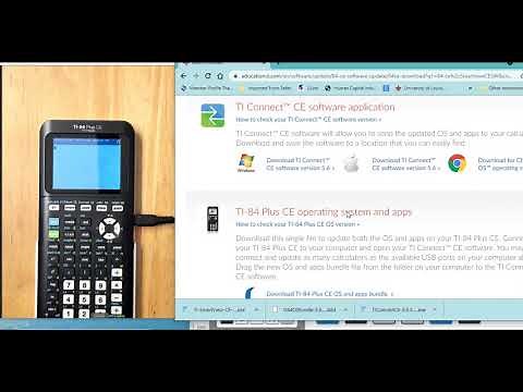 TI-84 Plus CE Python Graphing Calculator: Updating Your OS