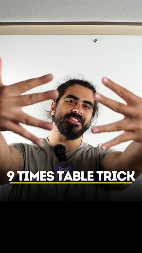 293K views · 7.3K reactions | Here’s A Cool Trick For You To Use When Working With The Nine Times Table 燐 #multiplicationtrick #multiplybynine #mathstricks #maths #myedspace | Neil Does Maths | Facebook