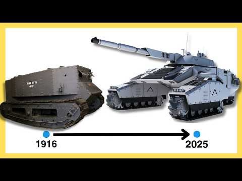 Evolution Of Tanks | 1915 - 2025 | Chronological Timelapse