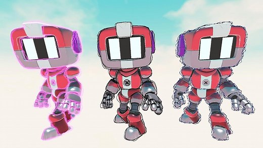 Sketch/Hand-Drawn Outline shader