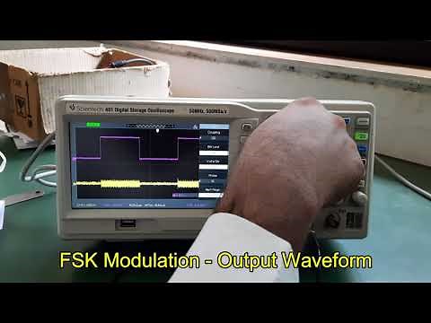 FSK Modulation - Demodulation || Lab Experiment || Frequency Shift Keying || Practical || Modulation