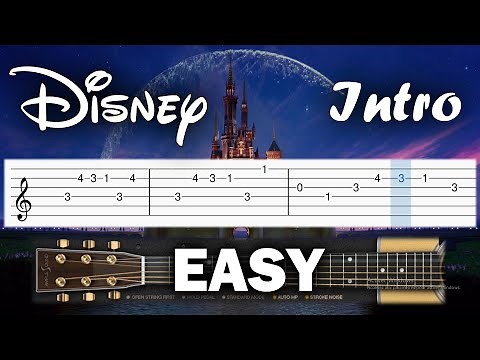 Disney INTRO Theme song - Guitar tutorial (TAB)