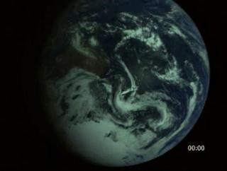 NASA Scientific Visualization Studio | Earth Rotation from Galileo Imagery: 100 x Real-Time