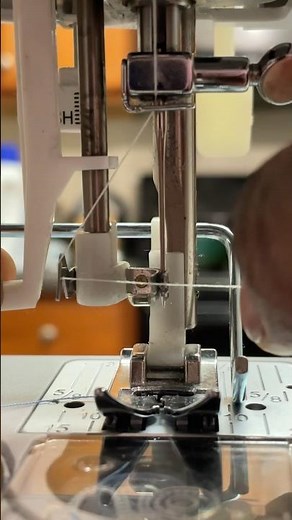How to use automatic needle threader on singers sewing machines . #sewing #diy #sew