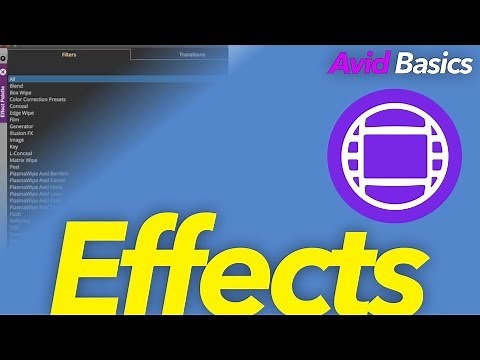 Intro to Effects in Avid Media Composer