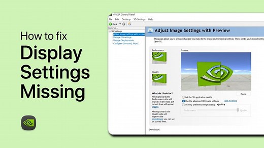 How To Fix NVIDIA Control Panel Display Settings Missing, Not Showing Up — Tech How