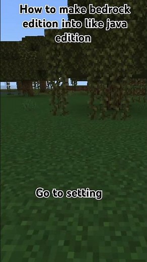 how to change bedrock edition into java edition #minecraft #youtubeshorts