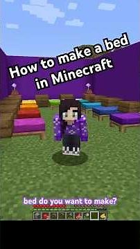 Minecraft Basics: How to Craft a Bed for Beginners