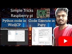 How to write a python code and execute in Raspberry putty terminal ? Simple steps explained.